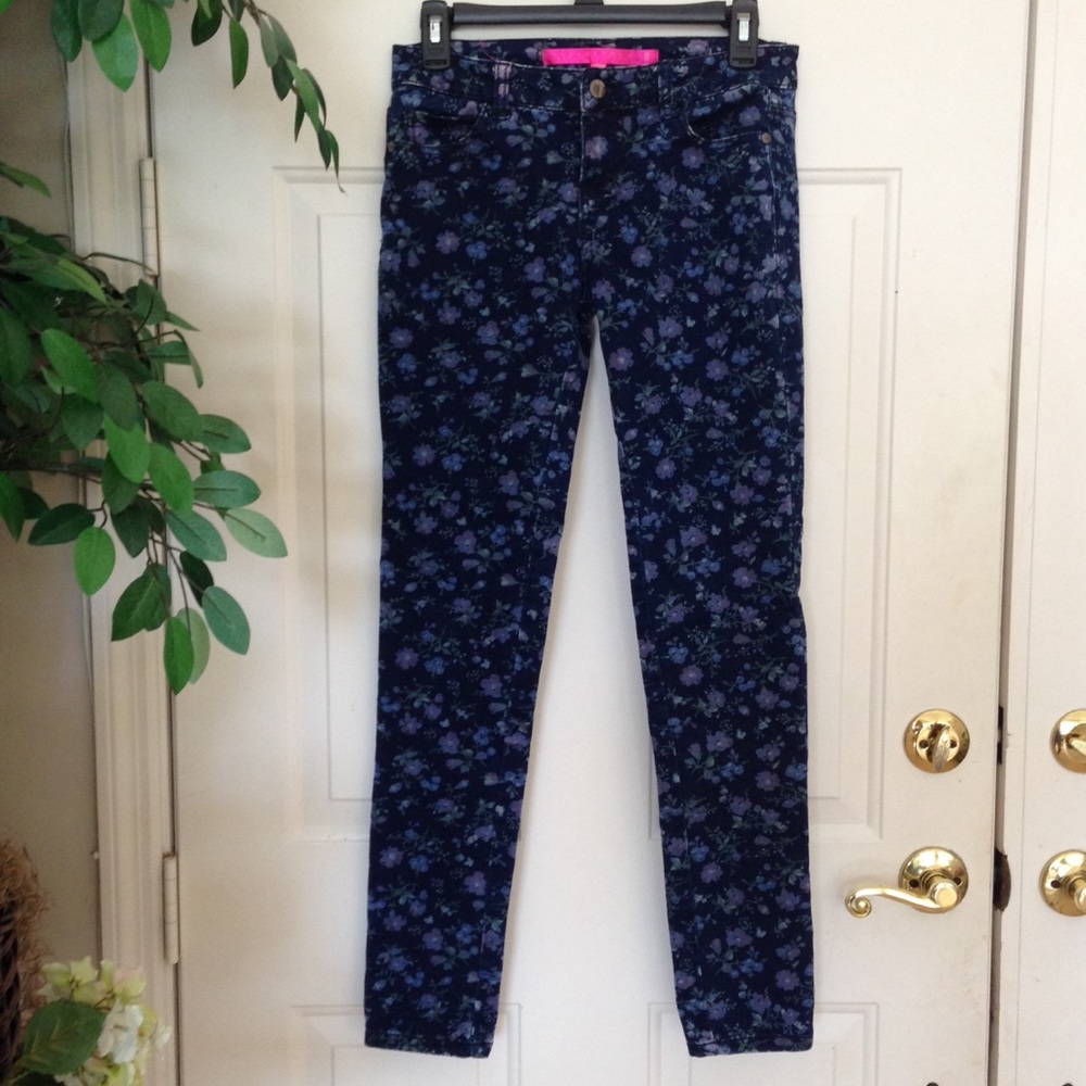 Midnight Navy Floral Pants
